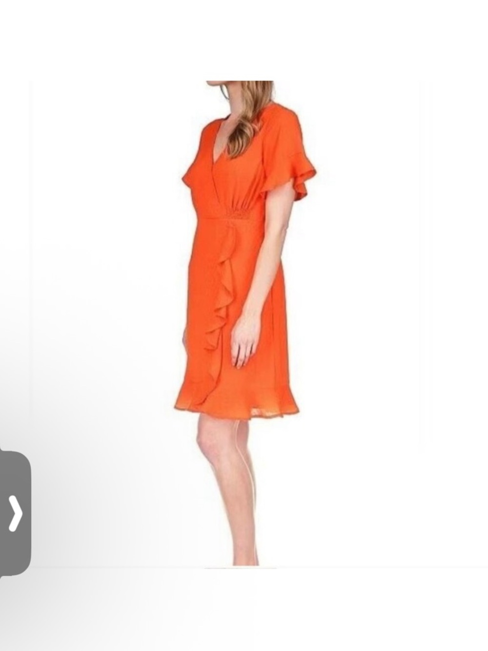 Final markdown! NWT! Michael Kors Ruffle Dress - runs small fits like a medium - Picture 3 of 9